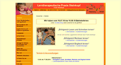 Desktop Screenshot of legasthenie-praxis-steinkopf.de